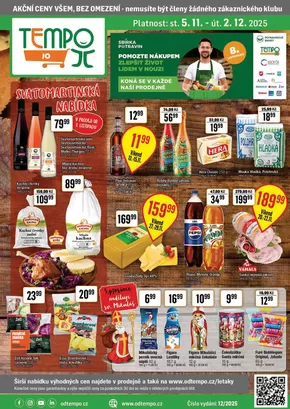 TEMPO katalog v Plzeň | Leták JO 5.11. - 2.12.2025 | 2025-11-05T00:00:00.000Z - 2025-12-02T00:00:00.000Z