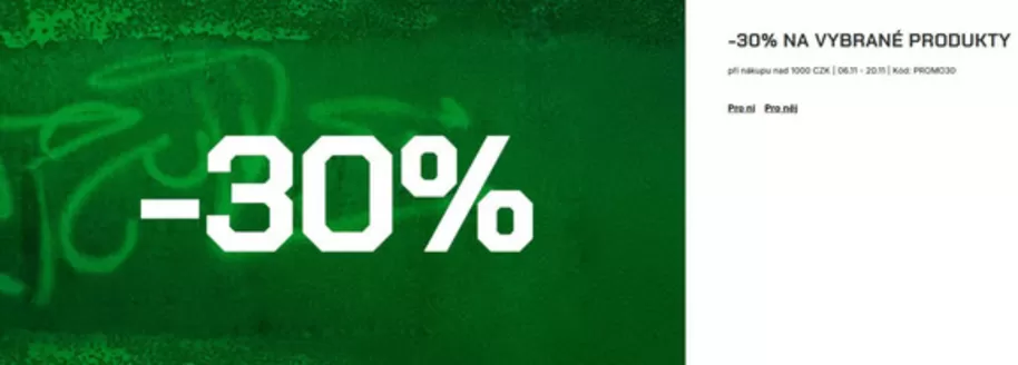 Cropp katalog | -30% na vybrané produkty | 2025-11-06T00:00:00.000Z - 2025-11-20T00:00:00.000Z