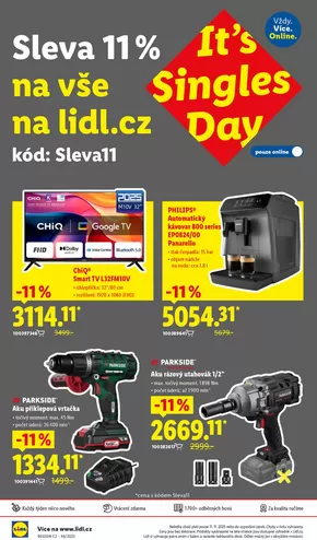Lidl katalog v Přerov | Sleva 11 % na vše na lidl.cz | 2025-11-11T00:00:00.000Z - 2025-11-11T00:00:00.000Z