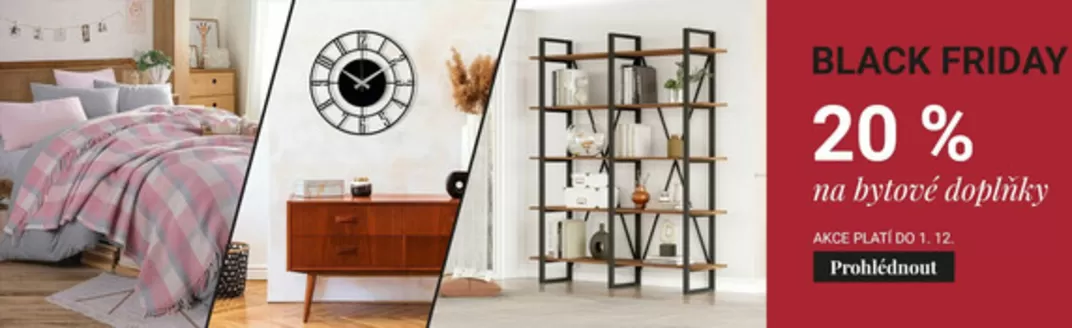 4home katalog v Liberec | Black Friday 20% na bytové doplňky | 2025-11-11T00:00:00.000Z - 2025-12-01T00:00:00.000Z
