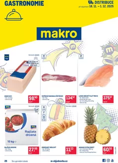 Makro katalog v Třeboň | Gastronomie distribuce | 2025-11-18T00:00:00.000Z - 2025-12-01T00:00:00.000Z