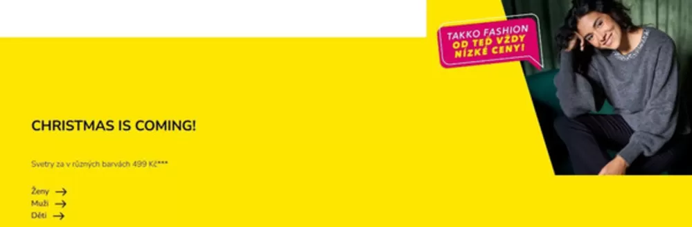 Takko katalog v Třeboň | CHRISTMAS IS COMING! | 2025-11-18T00:00:00.000Z - 2025-12-01T00:00:00.000Z
