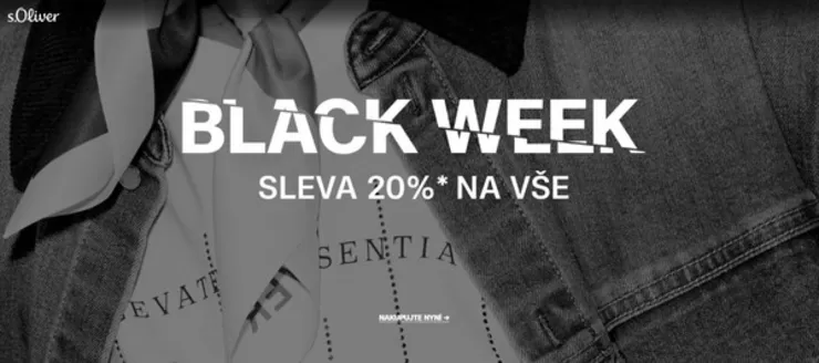 S.Oliver katalog v Prostějov | BLACK WEEK SLEVA 20% NA VŠE | 2025-11-26T00:00:00.000Z - 2025-11-30T00:00:00.000Z