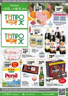 TEMPO katalog v Plzeň | Leták TEMPO market 3.12. - 16.12.2025 | 2025-12-04T00:00:00.000Z - 2025-12-16T00:00:00.000Z