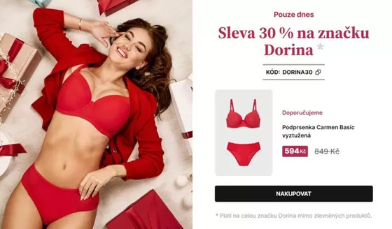 Astratex katalog v Prostějov | Sleva 30 % na značku Dorina | 2025-12-17T00:00:00.000Z - 2025-12-30T00:00:00.000Z