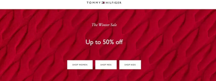 Tommy Hilfiger katalog v Pardubice | The Winter Sale Up To 50% Off | 2026-01-07T00:00:00.000Z - 2026-01-20T00:00:00.000Z