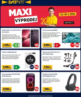 Datart katalog v Blansko | Top nabídky pro všechny lovce výhodných nákupů | 2026-01-12T00:00:00.000Z - 2026-01-18T00:00:00.000Z