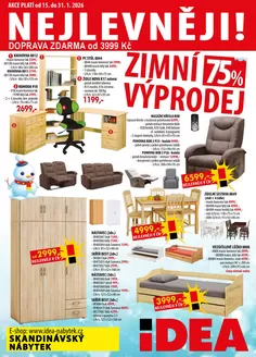 IDEA nábytek katalog v Olomouc | IDEA nábytek Aktuální leták | 2026-01-15T00:00:00.000Z - 2026-01-31T00:00:00.000Z
