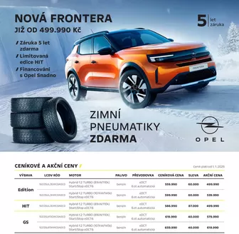 Opel katalog v Znojmo | OPEL NOVÁ FRONTERA | 2026-01-23T00:00:00.000Z - 2026-03-31T00:00:00.000Z