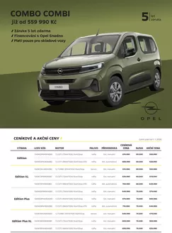 Opel katalog | OPEL COMBO COMBI | 2026-01-23T00:00:00.000Z - 2026-03-31T00:00:00.000Z