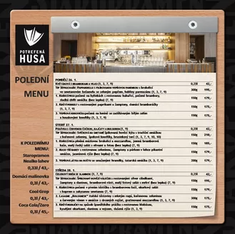 Potrefená Husa katalog v Černošice | Polední menu | 2026-01-26T00:00:00.000Z - 2026-01-30T00:00:00.000Z