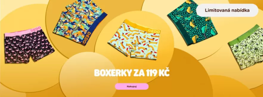 Dedoles katalog v České Budějovice | BOXERKY ZA 119 KČ | 2026-01-27T00:00:00.000Z - 2026-01-29T00:00:00.000Z