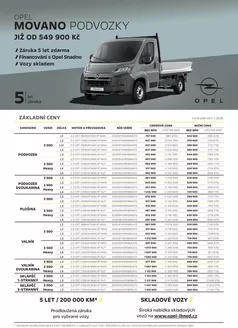 Opel katalog | OPEL MOVANO PODVOZKY | 2026-01-27T00:00:00.000Z - 2026-03-31T00:00:00.000Z