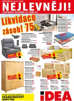 IDEA nábytek katalog v Hranice | IDEA nábytek Aktuální leták | 2026-02-01T00:00:00.000Z - 2026-02-14T00:00:00.000Z