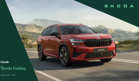 Škoda katalog v Liberec | Ceník Kodiaq | 2026-01-08T00:00:00.000Z - 2026-07-31T00:00:00.000Z