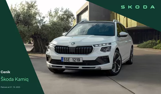 Škoda katalog v Ústí nad Labem | Ceník Kamiq | 2026-02-05T00:00:00.000Z - 2026-07-31T00:00:00.000Z