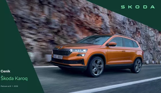 Škoda katalog v Liberec | Ceník Karoq | 2026-01-08T00:00:00.000Z - 2026-07-31T00:00:00.000Z