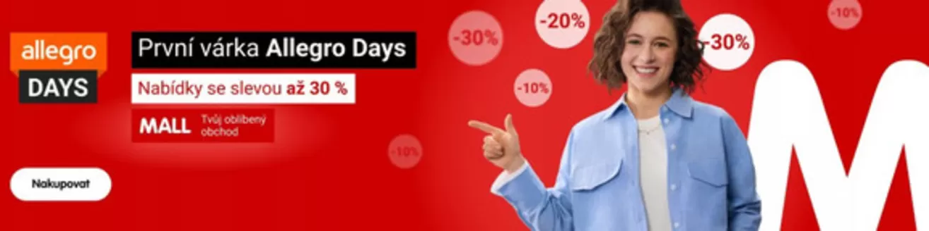 Mall katalog v Ostrava | Nabídky se slevou až 30% | 2026-02-06T00:00:00.000Z - 2026-02-19T00:00:00.000Z