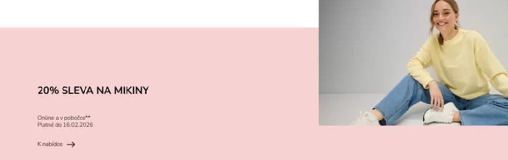 Takko katalog v Praha | 20% SLEVA NA MIKINY | 2026-02-09T00:00:00.000Z - 2026-02-16T00:00:00.000Z