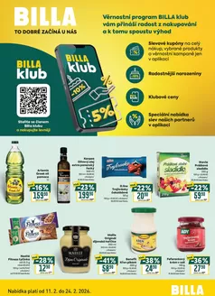 Billa katalog v Třinec | Billa Leták BILLA klub | 2026-02-11T00:00:00.000Z - 2026-02-24T00:00:00.000Z
