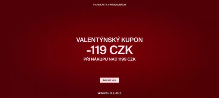 MOHITO katalog v Brno | VALENTÝNSKÝ KUPON -119 CZK | 2026-02-12T00:00:00.000Z - 2026-02-15T00:00:00.000Z
