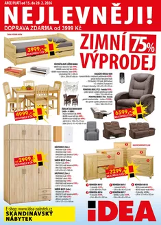 IDEA nábytek katalog | IDEA nábytek Aktuální leták | 2026-02-15T00:00:00.000Z - 2026-02-28T00:00:00.000Z