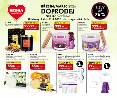 Dedra katalog v Brno | Leták doprodej Březen 2026 | 2026-03-01T00:00:00.000Z - 2026-03-31T00:00:00.000Z