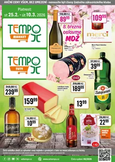 TEMPO katalog v Mladá Boleslav | Leták TUTY 25.2. - 10.3.2026 | 2026-02-25T00:00:00.000Z - 2026-03-10T00:00:00.000Z