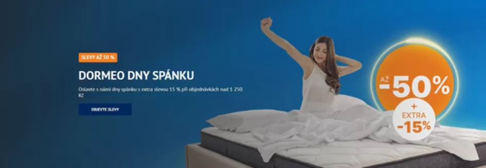 Dormeo katalog | DORMEO DNY SPÁNKU | 2026-03-13T00:00:00.000Z - 2026-03-18T00:00:00.000Z