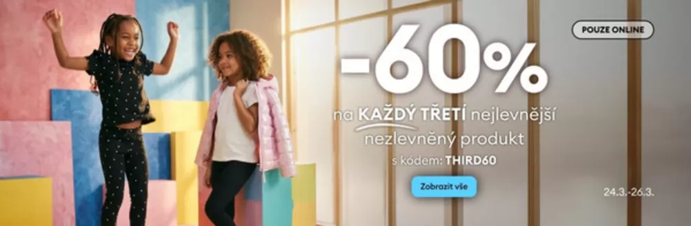 Sinsay katalog v Praha | -60% na KAŽDÝ TŘETÍ nejlevnější nezlevněný produkt | 2026-03-24T00:00:00.000Z - 2026-03-26T00:00:00.000Z