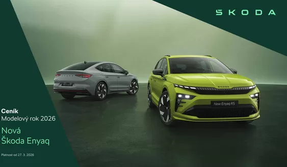 Škoda katalog v Ústí nad Labem | Ceník modelový rok 2026 ke stažení | 2026-03-28T00:00:00.000Z - 2026-04-11T00:00:00.000Z