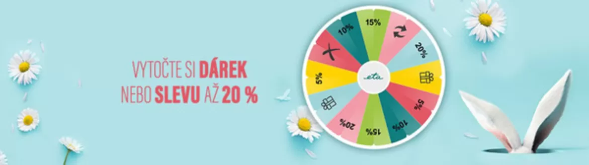 ETA katalog v Slavkov u Brna | VYTOČTE SI DÁREK NEBO SLEVU AŽ 20% | 2026-04-03T00:00:00.000Z - 2026-04-07T00:00:00.000Z