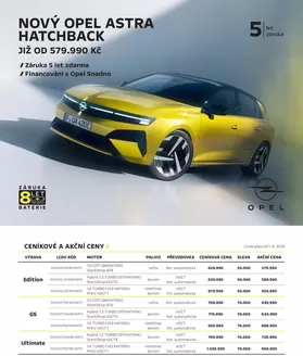 Opel katalog v Chomutov | NOVÝ OPEL ASTRA HATCHBACK | 2026-04-03T00:00:00.000Z - 2026-06-30T00:00:00.000Z