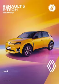 Renault katalog v Černošice | Renault 5 E-Tech Elektrický | 2026-04-10T00:00:00.000Z - 2026-04-30T00:00:00.000Z