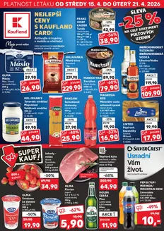 Kaufland katalog v Ústí nad Labem | Kaufland leták | 2026-04-15T00:00:00.000Z - 2026-04-21T00:00:00.000Z