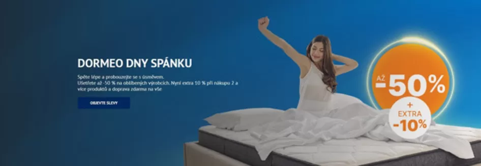 Dormeo katalog v Liberec | DORMEO DNY SPÁNKU | 2026-04-14T00:00:00.000Z - 2026-04-14T00:00:00.000Z