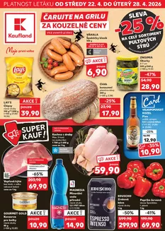 Kaufland katalog | Kaufland leták | 2026-04-22T00:00:00.000Z - 2026-04-28T00:00:00.000Z