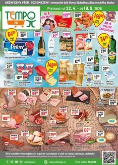 TEMPO katalog v Česká Třebová | Leták JO 22.4. - 19.5.2026 | 2026-04-22T00:00:00.000Z - 2026-05-19T00:00:00.000Z