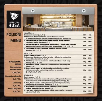 Potrefená Husa katalog | Polední menu | 2026-05-11T00:00:00.000Z - 2026-05-15T00:00:00.000Z