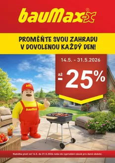 Baumax katalog v Milevsko | Baumax leták | 2026-05-14T00:00:00.000Z - 2026-05-31T00:00:00.000Z