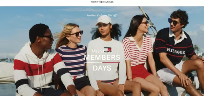 Tommy Hilfiger katalog v Brno | Members Exclusive 25% Off | 2026-05-21T00:00:00.000Z - 2026-05-25T00:00:00.000Z