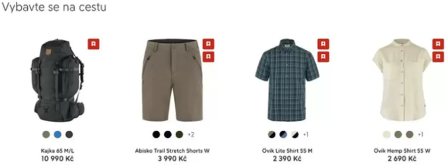 Fjallraven katalog | Vybavte se na cestu | 2026-06-05T00:00:00.000Z - 2026-06-09T00:00:00.000Z