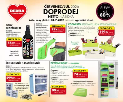Dedra katalog | Leták doprodej Červenec 2026 | 2026-07-01T00:00:00.000Z - 2026-07-31T00:00:00.000Z