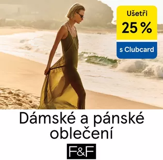 F&F katalog v Hradec Králové | Ušetři 25% Dámské a pánské oblečení | 2026-06-17T00:00:00.000Z - 2026-06-30T00:00:00.000Z