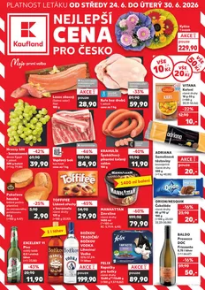 Kaufland katalog v Praha | Kaufland leták | 2026-06-24T00:00:00.000Z - 2026-06-30T00:00:00.000Z