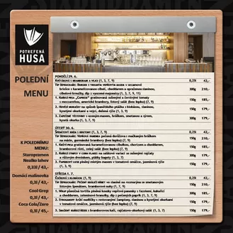 Potrefená Husa katalog v Ostrava | Polední menu | 2026-06-29T00:00:00.000Z - 2026-07-03T00:00:00.000Z