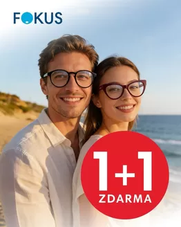Fokus optik katalog v Milevsko | 1 + 1 ZDARMA na dioptrické brýle | 2026-07-01T00:00:00.000Z - 2026-08-31T00:00:00.000Z