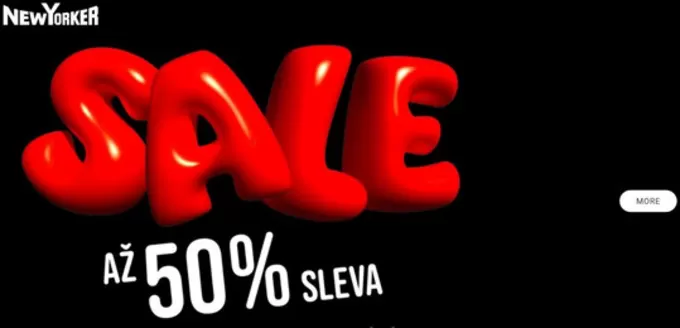 New Yorker katalog v Brno | Sale až 50% Sleva | 2026-07-06T00:00:00.000Z - 2026-07-19T00:00:00.000Z