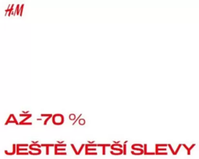 H&M katalog v Šumperk | AŽ -70% JEŠTĚ VĚTŠÍ SLEVY | 2026-07-09T00:00:00.000Z - 2026-07-15T00:00:00.000Z