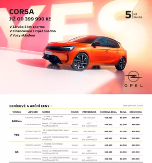 Opel katalog | OPEL CORSA | 2026-07-14T00:00:00.000Z - 2026-09-30T00:00:00.000Z